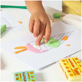 Набор для рисования объемной картины из пластилина Jovi Сладости