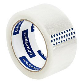 Клейкая лента упаковочная OfficeSpace, 48мм*66м, 50мкм, усиленная, морозостойкая, ШК фото Клейкая лента упаковочная OfficeSpace, 48мм*66м, 50мкм, усиленная, морозостойкая, ШК