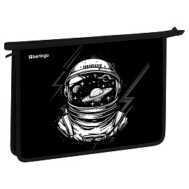 Папка для тетрадей 1 отделение, А4 Berlingo "Trailblazer", 340*245*40 мм, пластик, на молнии