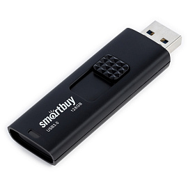 Флеш-диск 128 GB SMARTBUY Fashion USB 3.0, черный, SB128GB3FSK