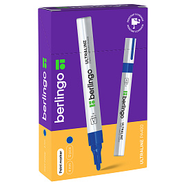 Маркер-краска Berlingo "Uniline PA400" синяя, 2-4мм, нитро-основа фото Маркер-краска Berlingo "Uniline PA400" синяя, 2-4мм, нитро-основа