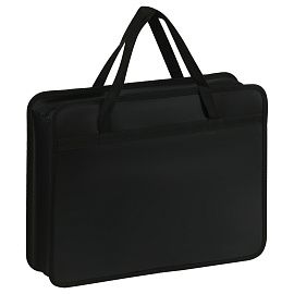 Папка с ручками А4 ArtSpace "Smile", пластик, на молнии, 75мм