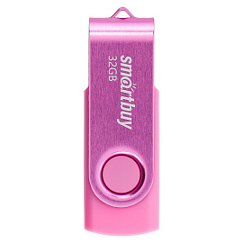 Флеш-диск 32 GB SMARTBUY Twist USB 2.0, синий, SB032GB2TWB