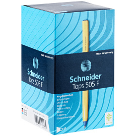 Ручка шариковая неавтоматическая Schneider Tops 505 F синяя (толщина линии 0.3 мм)