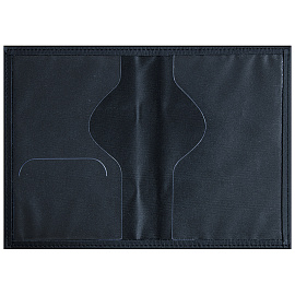 Обложка для паспорта OfficeSpace "Комфорт", экокожа, красный, тиснение золотом