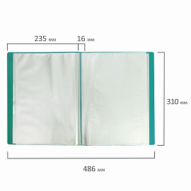 Папка 20 вкладышей BRAUBERG "Office", зеленая, 0,5 мм, 222627 фото Папка 20 вкладышей BRAUBERG "Office", зеленая, 0,5 мм, 222627