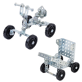 Конструктор металлический ЮНЛАНДИЯ "Для уроков труда №5", развивающий, 155 элементов, 104683 фото Конструктор металлический ЮНЛАНДИЯ "Для уроков труда №5", развивающий, 155 элементов, 104683