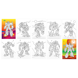 Раскраска А5, 10 стр. ТРИ СОВЫ "Автомобили", горизонтальные