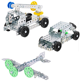 Конструктор металлический ЮНЛАНДИЯ "Для уроков труда №6", развивающий, 146 элементов, 104684 фото Конструктор металлический ЮНЛАНДИЯ "Для уроков труда №6", развивающий, 146 элементов, 104684