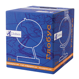 Глобус Globen Классик физико-политический 21 см с подсветкой