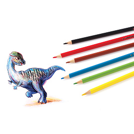 Карандаши цветные ЮНЛАНДИЯ "СЛАДКИЕ ИСТОРИИ", 6 цветов, трехгранные, грифель 3 мм, натуральное дерево, 181392 фото Карандаши цветные ЮНЛАНДИЯ "СЛАДКИЕ ИСТОРИИ", 6 цветов, трехгранные, грифель 3 мм, натуральное дерево, 181392