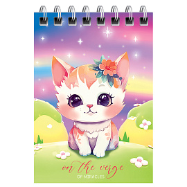 Блокнот А7 40л. на гребне BG "Милые животные фото Блокнот А7 40л. на гребне BG "Милые животные