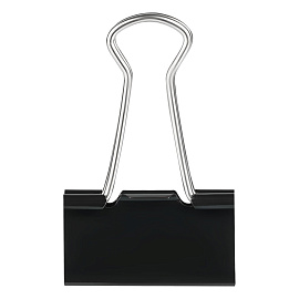 Зажимы для бумаг 32мм, OfficeSpace, 12шт., черные, картонная коробка фото Зажимы для бумаг 32мм, OfficeSpace, 12шт., черные, картонная коробка