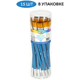 Кисть синтетика Гамма, плоская №16 фото Кисть синтетика Гамма, плоская №16