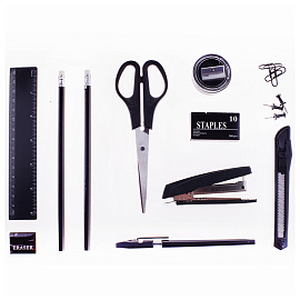 Настольный органайзер OfficeSpace "Карусель", 12 предметов, вращающийся, черный фото Настольный органайзер OfficeSpace "Карусель", 12 предметов, вращающийся, черный