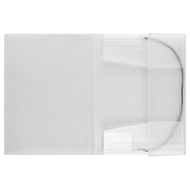 Папка на резинке СТАММ "Кристалл" А4, 500мкм, пластик, бесцветная