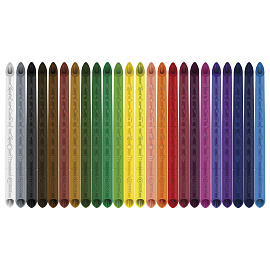 Карандаши цветные монолитные MAPED "Infinity", набор 24 цвета, трехгранные, 861601