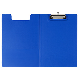 Папка-планшет с зажимом OfficeSpace А4, ПВХ, синий