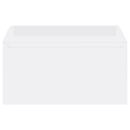 Конверт E65, OfficeSpace, 110*220мм, с подсказом, б/окна, отр. лента