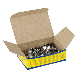 Кнопки канцелярские/гвоздики OfficeSpace, никелированные, 10мм, 50шт., карт. упаковка фото Кнопки канцелярские/гвоздики OfficeSpace, никелированные, 10мм, 50шт., карт. упаковка