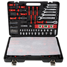 Набор инструментов универсальный, 159 предметов, пластиковый кейс, RABBITEX, 671340