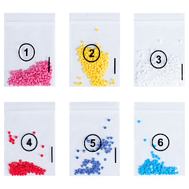 Алмазная мозаика, брелок ТРИ СОВЫ "Единорожка", картонный конверт