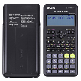 Калькулятор инженерный CASIO FX-82ESPLUS-2-WETD (162х80 мм), 252 функции, батарея, сертифицирован для ЕГЭ, FX-82ESPLUS-2-S