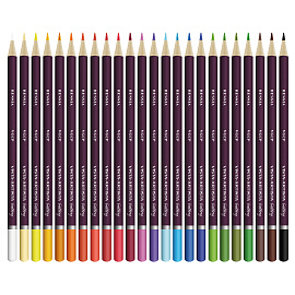 Карандаши цветные Vista-Artista "Gallery", 24цв., заточен., картон, европодвес фото Карандаши цветные Vista-Artista "Gallery", 24цв., заточен., картон, европодвес