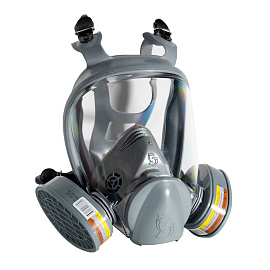 Маска полнолицевая панорамная Бриз-Кама 4306 размер L категория 2