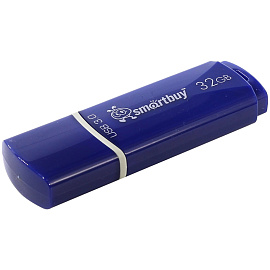 Флеш-диск 32 GB SMARTBUY Crown USB 3.0, синий, SB32GBCRW-Bl