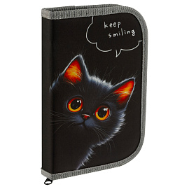 Пенал 1 отделение, 200*130 ArtSpace "A curious kitten", ткань