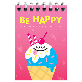 Блокнот А7 40л. на гребне BG "Funny picture