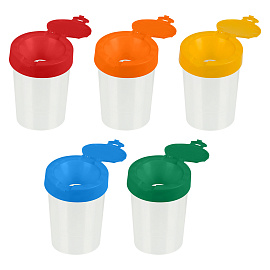 Стакан-непроливайка СТАММ "Премиум", с крышкой, ассорти фото Стакан-непроливайка СТАММ "Премиум", с крышкой, ассорти