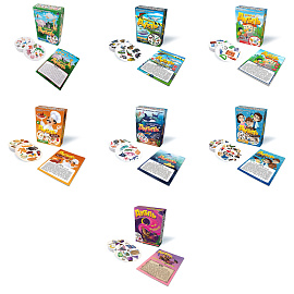 Игра настольная ДУБЛЬ 57 карточек, АССОРТИ 7 сюжетов, НИ, 67899, 112244