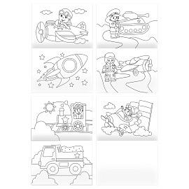 Раскраска А5, 16 стр., ТРИ СОВЫ "Для мальчиков