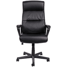 Кресло руководителя Helmi HL-Е28 "Approved", экокожа черная