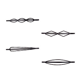 Заколки для волос MESHU, невидимки фигурные, 5шт., 6см, европодвес фото Заколки для волос MESHU, невидимки фигурные, 5шт., 6см, европодвес