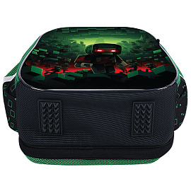 Ранец BRAUBERG FIT, 2 отделения, "Night warrior", 38х27х14 см, 272023