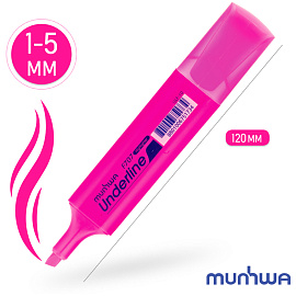 Текстовыделитель MunHwa UnderLine розовый (толщина линии 1-5 мм) фото Текстовыделитель MunHwa UnderLine розовый (толщина линии 1-5 мм)