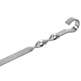 Шампур плоский, размер 550х10х1,5 мм, нержавеющая сталь, 701736 фото Шампур плоский, размер 550х10х1,5 мм, нержавеющая сталь, 701736