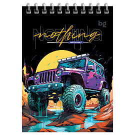 Блокнот А6 60л. на гребне BG "Bright cars фото Блокнот А6 60л. на гребне BG "Bright cars