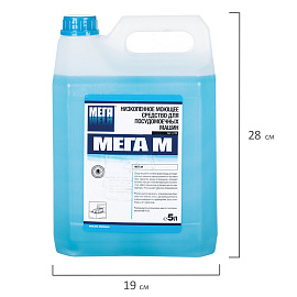 Средство для мытья посуды в посудомоечной машине Мега М 5 л (концентрат)