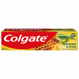 Зубная паста Colgate Прополис и Алоэ для защиты от кариеса и свежего дыхания 100 мл