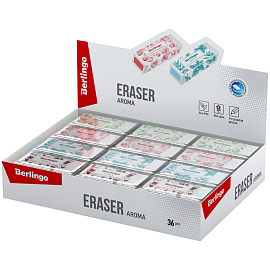 Ластик Berlingo "Aroma", прямоугольный, скошенный, 58*22*10мм