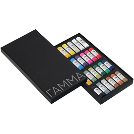 Пастель художественная Гамма, 24 цвета, картон. упак.