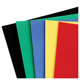 Картон бархатный А4, Мульти-Пульти, 5л., 5цв., в папке, "Приключения Енота