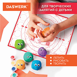 Коврик силиконовый для раскатки/запекания 30х40 см, красный, DASWERK (ДАСВЕРК), 608424 фото Коврик силиконовый для раскатки/запекания 30х40 см, красный, DASWERK (ДАСВЕРК), 608424