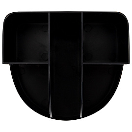 Подставка-органайзер BRAUBERG "ULTRA", 132х122х108 мм, 5 отделений, черная, 238256