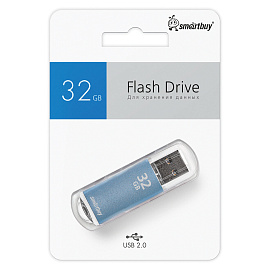 Флеш-память USB 2.0 32 Гб SmartBuy V-Cut (SB32GBVC-B)