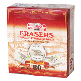 Ластик Koh-I-Noor 300/80 из натурального каучука прямоугольный 26x18.5x8 мм